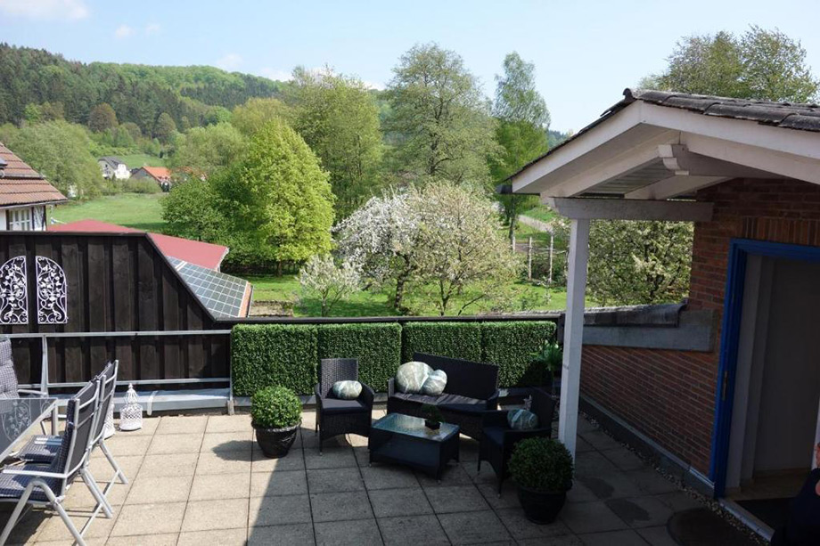 Ferienwohnung mit Ausblick auf den Solling